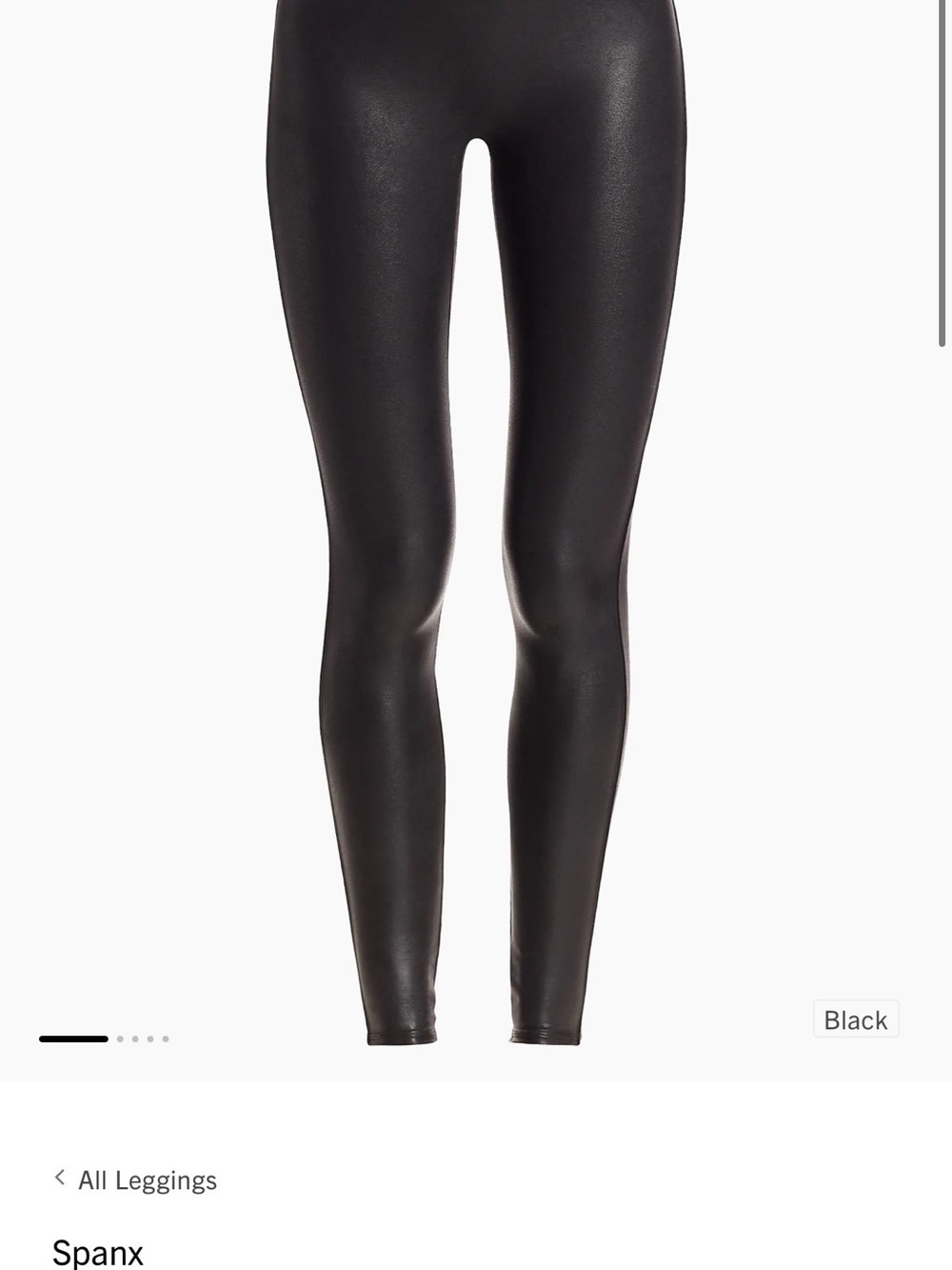 Spanx faux leather leggings